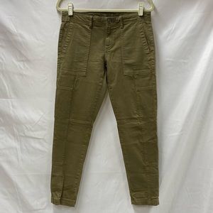 Banana Republic Olive Green Utility Pants Size 28 like new